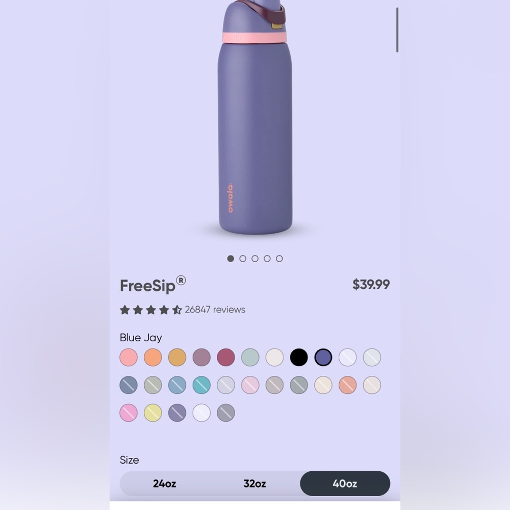 Colorful Owala Bundle 🌸🪻🥳 - Picture 11 of 12